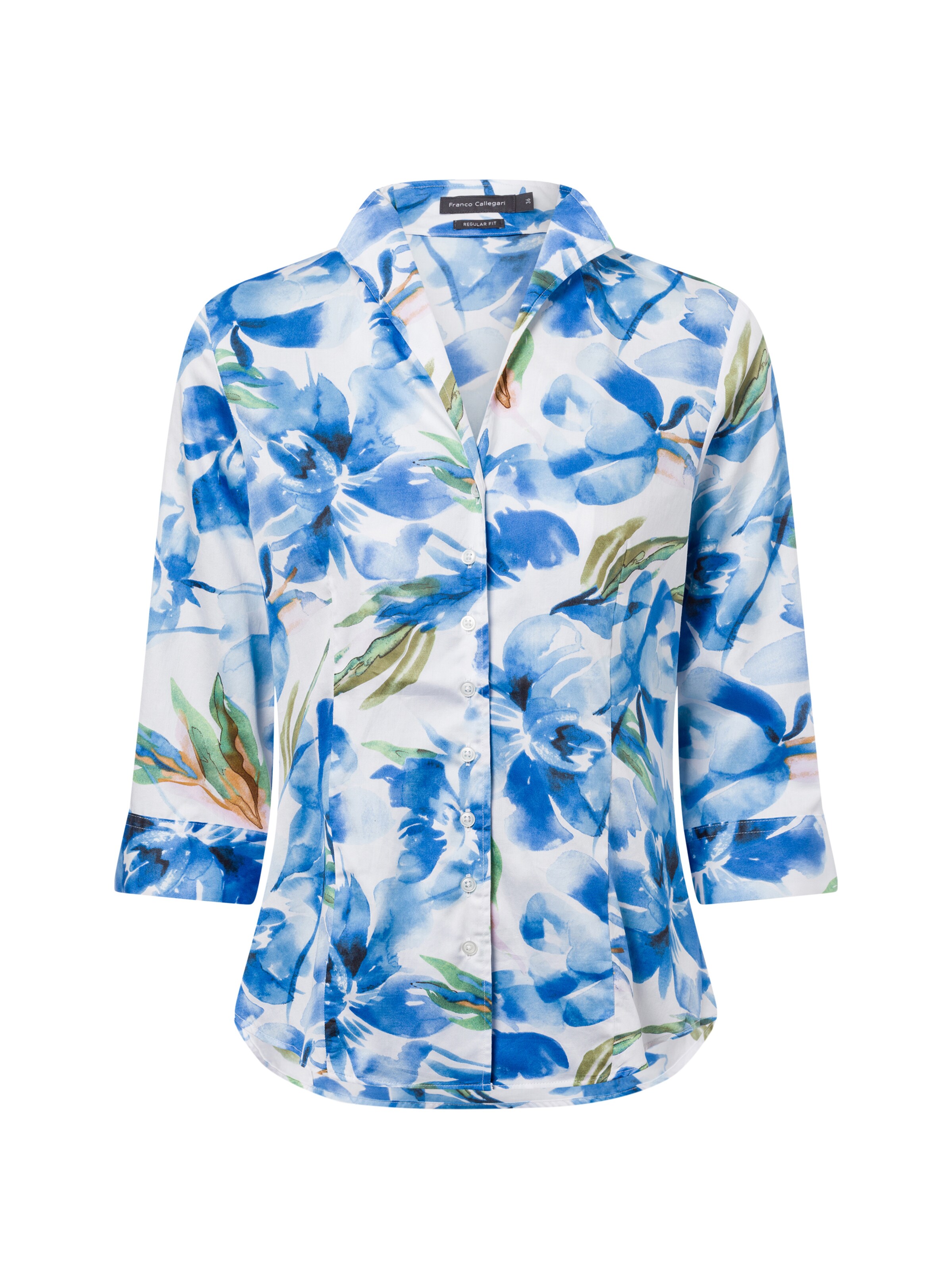 Franco Callegari Blouse ' ' in Blue: front