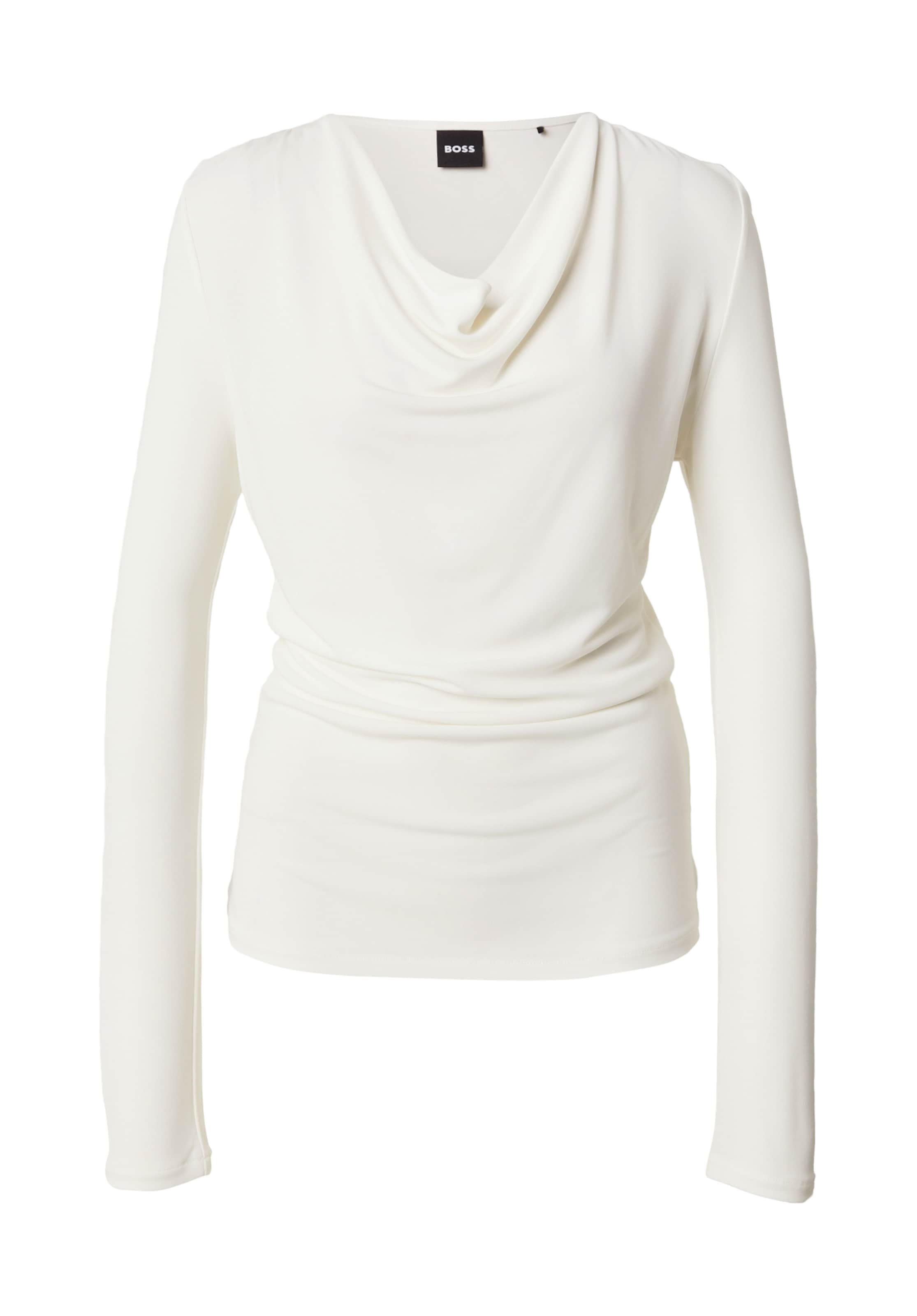 BOSS Тениска 'Eseyana' в бяло: отпред