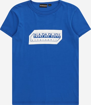 T-Shirt NAPAPIJRI en bleu : devant