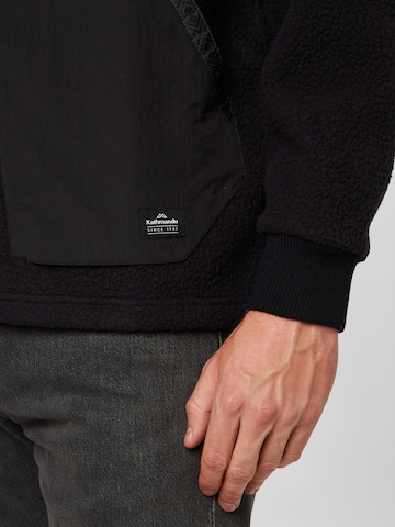 juoda Kathmandu Funkcinis flisinis džemperis
