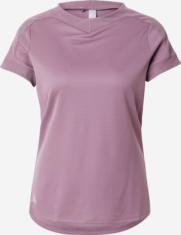 ADIDAS GOLF Performance shirt 'Ultimate365' in Purple: front