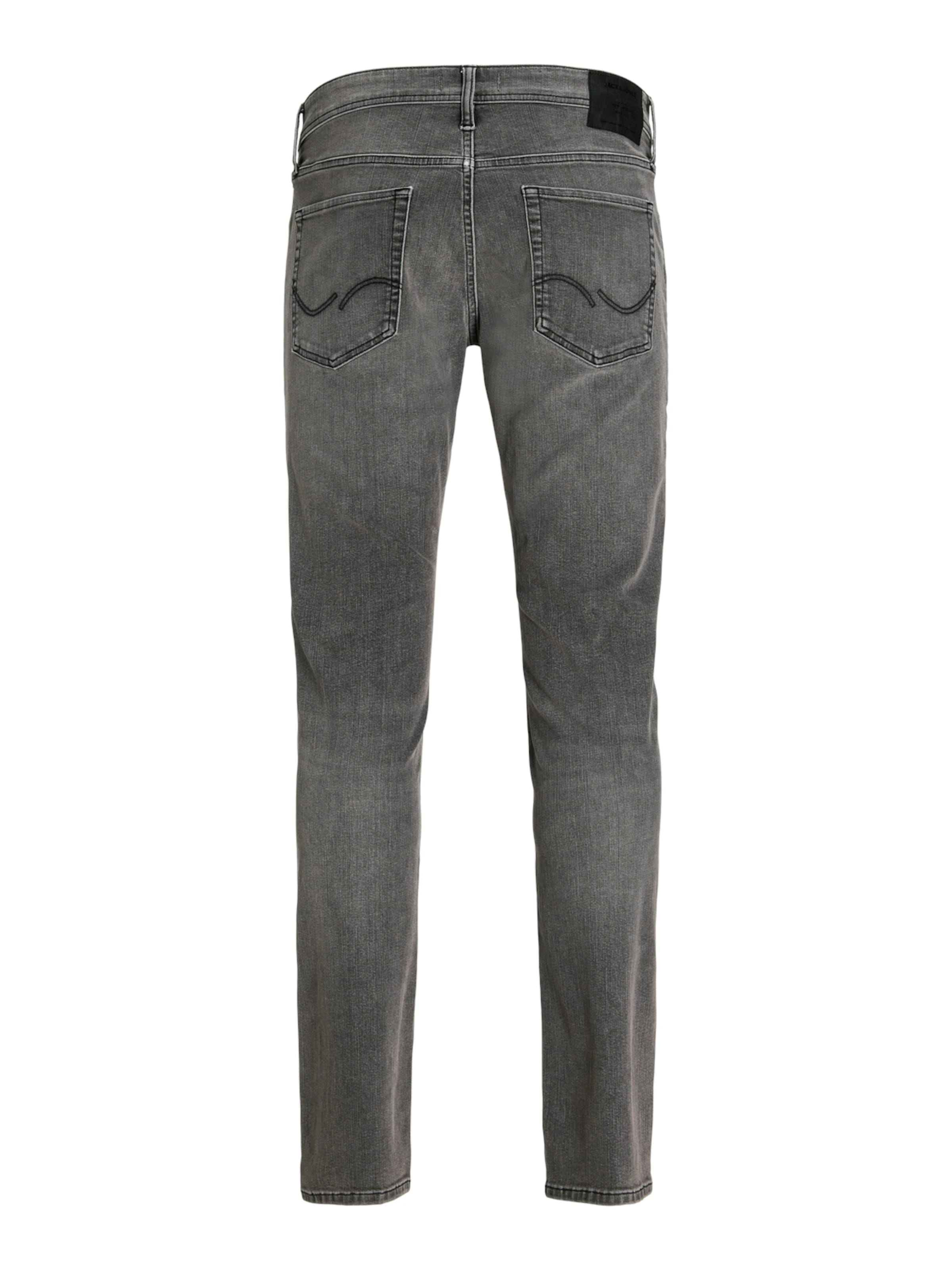 JACK & JONES Slim fit Jeans 'JJIGlenn JJOriginal' in Grey