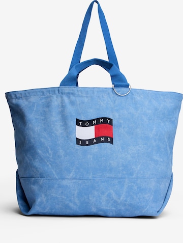 Cabas Tommy Jeans en bleu : devant