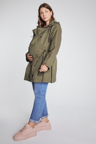 Ulla Popken Between-Season Jacket in Green