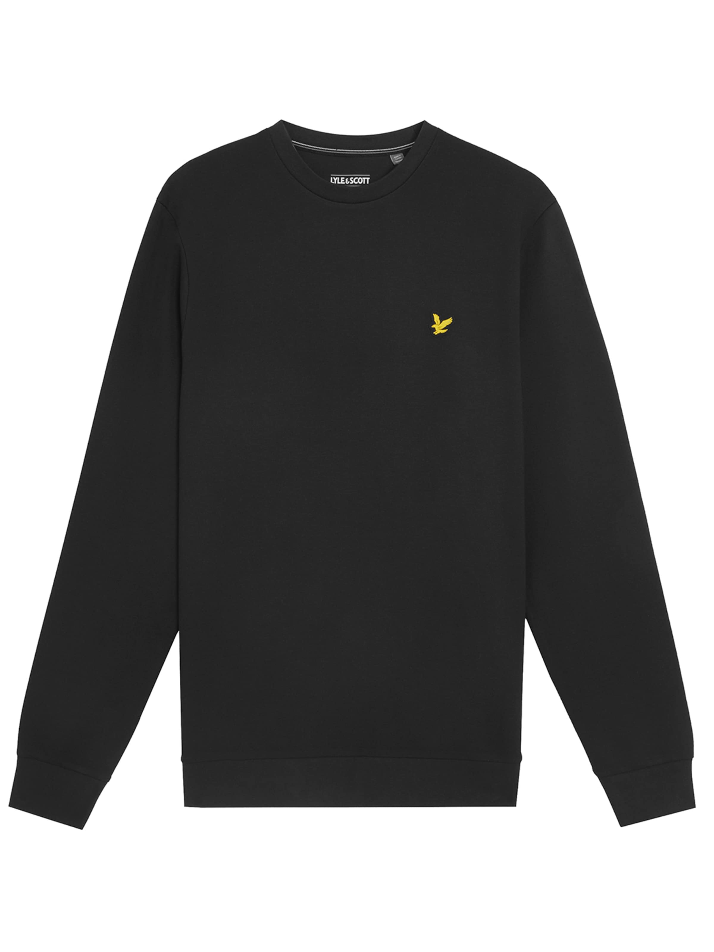 Sweat-shirt Lyle & Scott en noir : devant