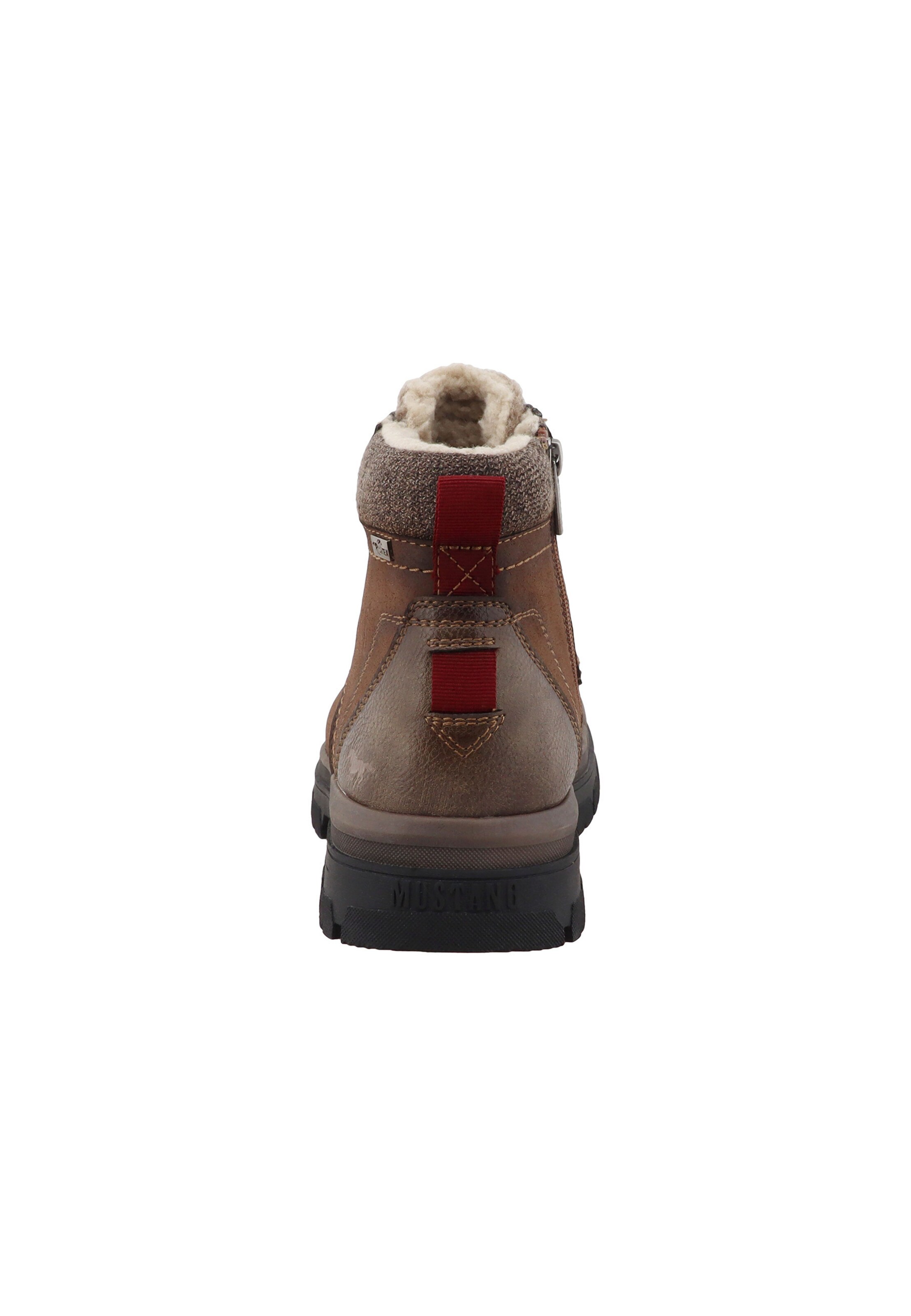 MUSTANG - Botas com atacadores em castanho