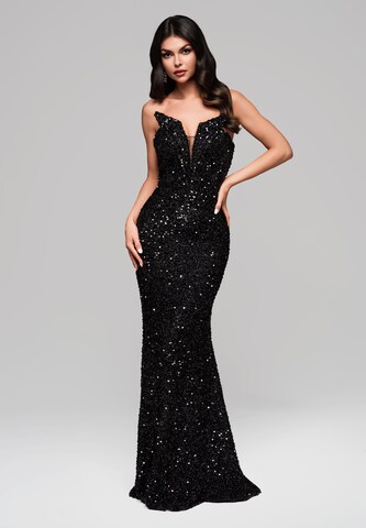 Ombre Evening dress in Black