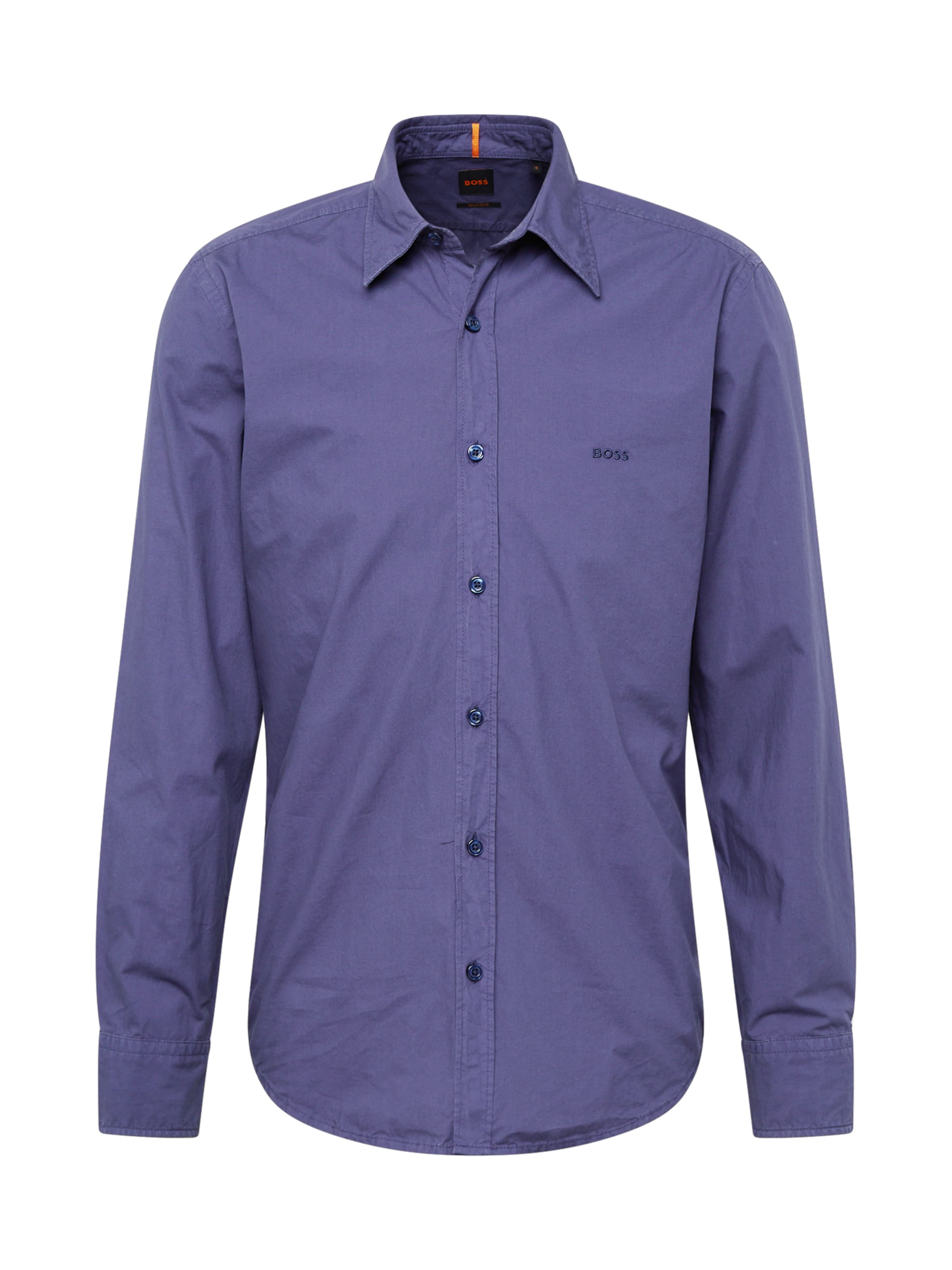 BOSS Средняя посадка Рубашка 'Relegant_6' в Синий: спереди