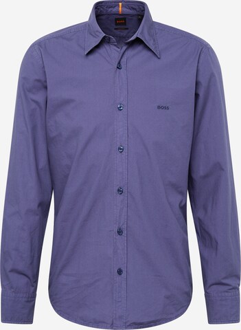 BOSS - Ajuste regular Camisa 'Relegant 6' en lila: frente