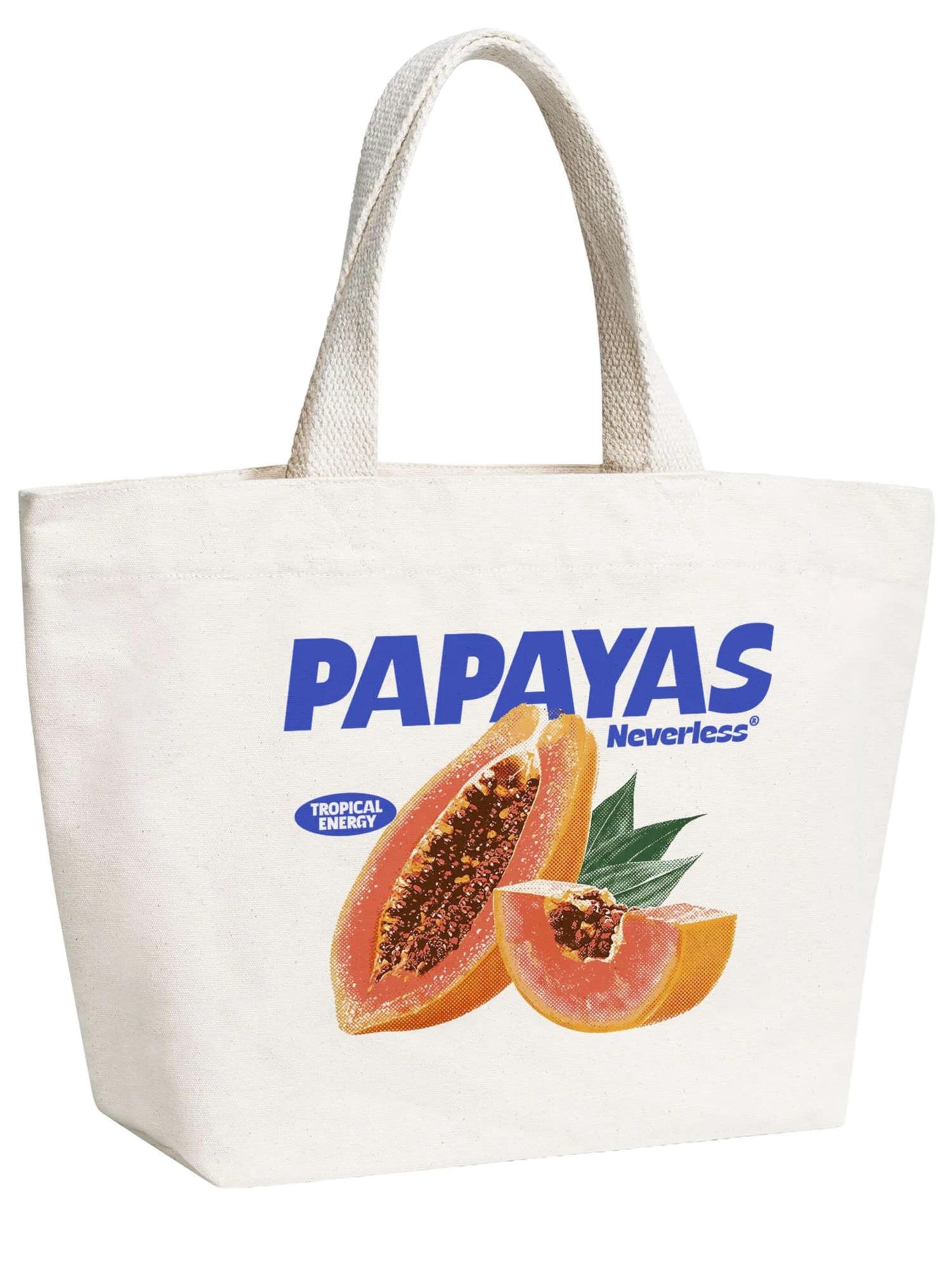 Neverless Strandtasche 'Papaya'‌‌‌‌‌‌‌‌‌‌ in Beige: Vorderseite