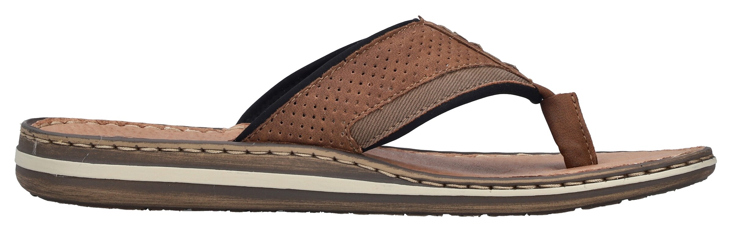 Tongs Rieker en marron