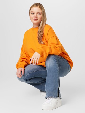 Cotton On Curve Sweatshirt i orange