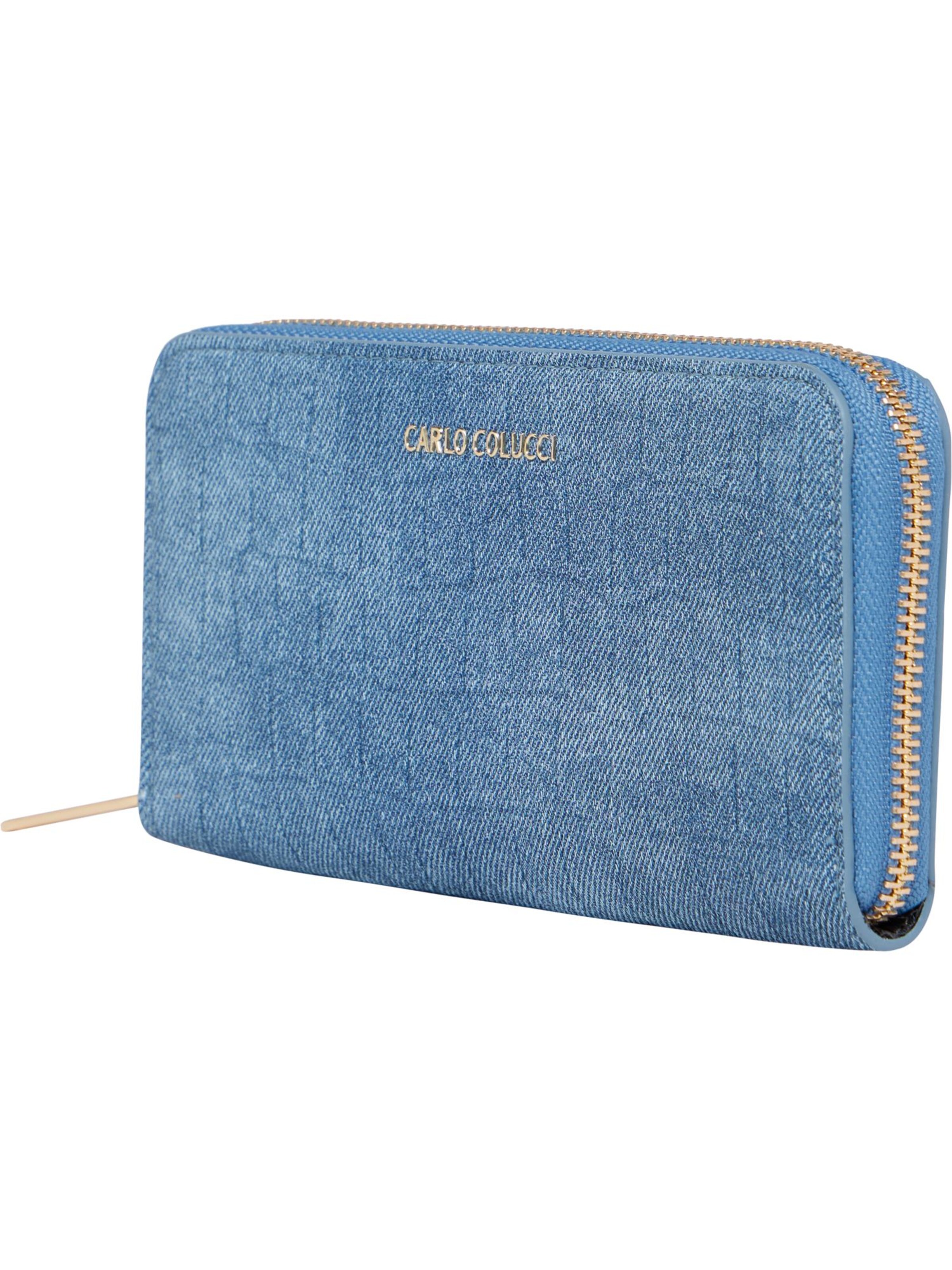 Carlo Colucci Portemonnee 'di Bisceglie' in Blauw
