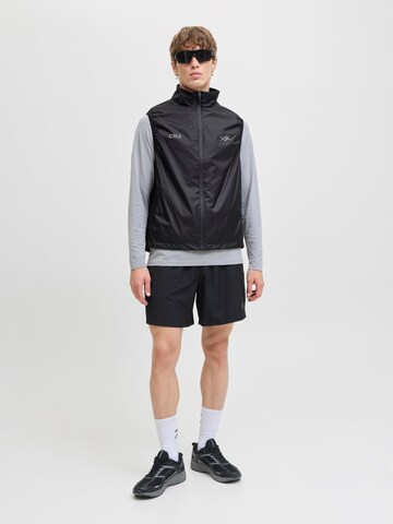 JACK & JONES - Chaleco en negro: frente