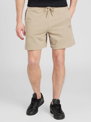Regular Pantalon 'Essentials' ALPHA INDUSTRIES en beige : devant