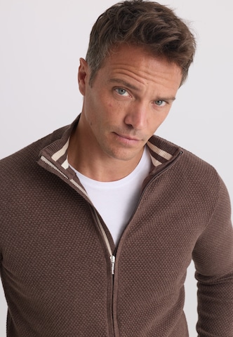 Felix Hardy Knit Cardigan in Brown