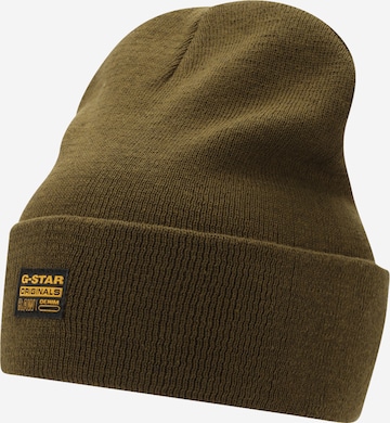 G-STAR Czapka 'Effo' w kolorze zielony: przód