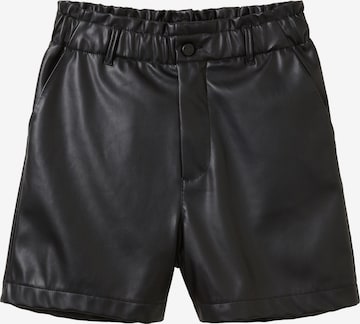Coupe slim Pantalon TOM TAILOR DENIM en noir : devant