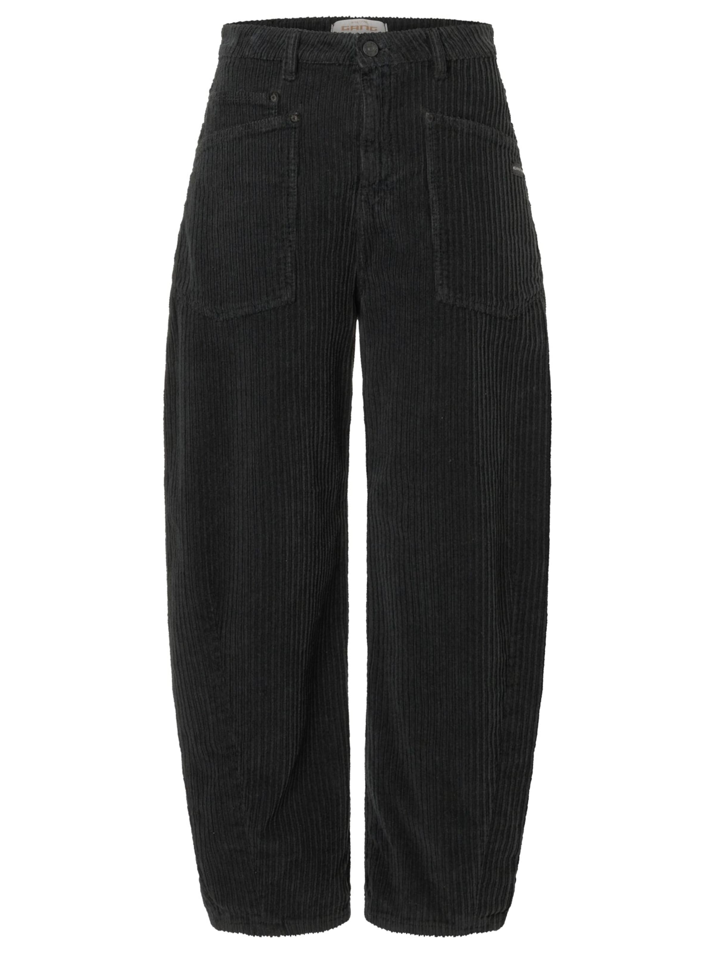 Effilé Pantalon '94ODINA ' Gang en noir : devant