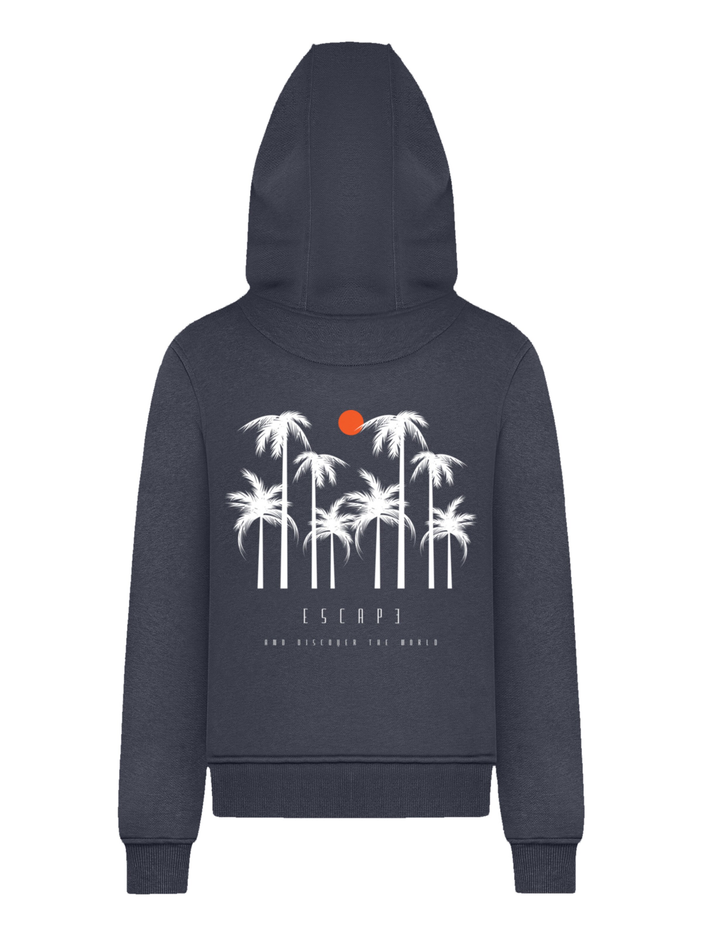 F4NT4STIC Trui 'Escape Discover the World' in Blauw