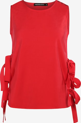 FRESHLIONS Top in Rot: Vorderseite