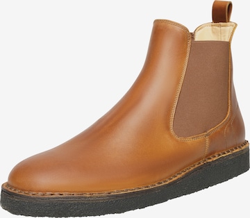 Henry Stevens Chelsea Boots 'Barney CB' in Brown: front