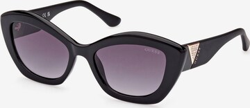 Ochelari de soare de la GUESS pe negru: față