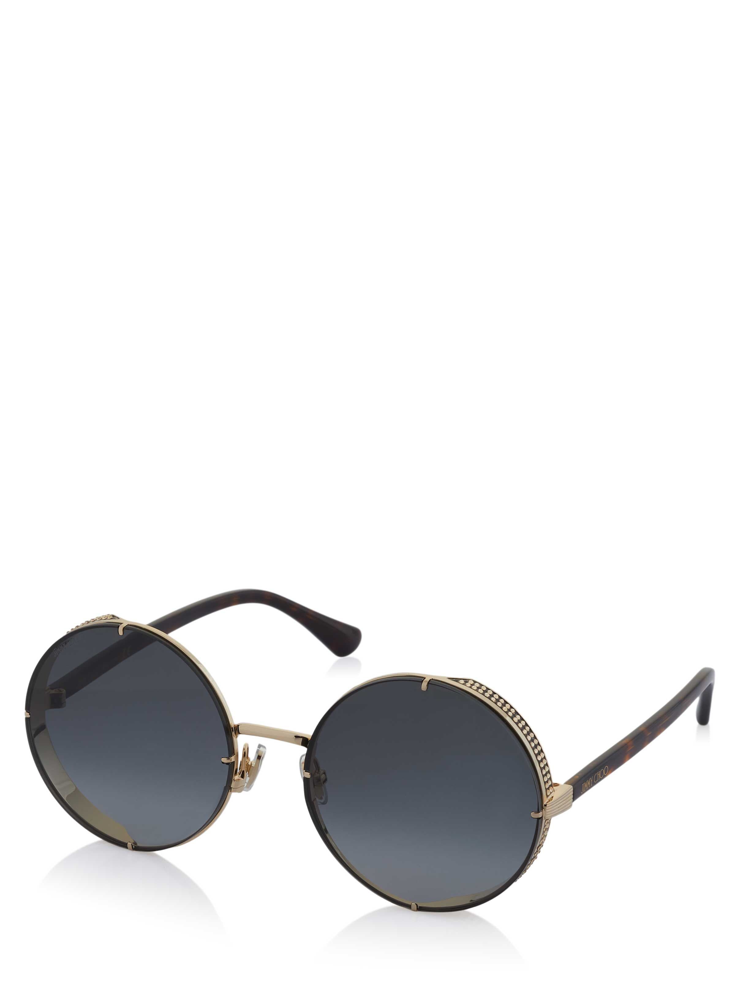 Lunettes de soleil JIMMY CHOO en noir : devant