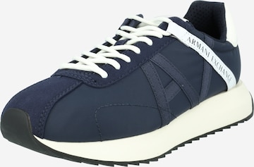 ARMANI EXCHANGE Sneakers in Blue: front