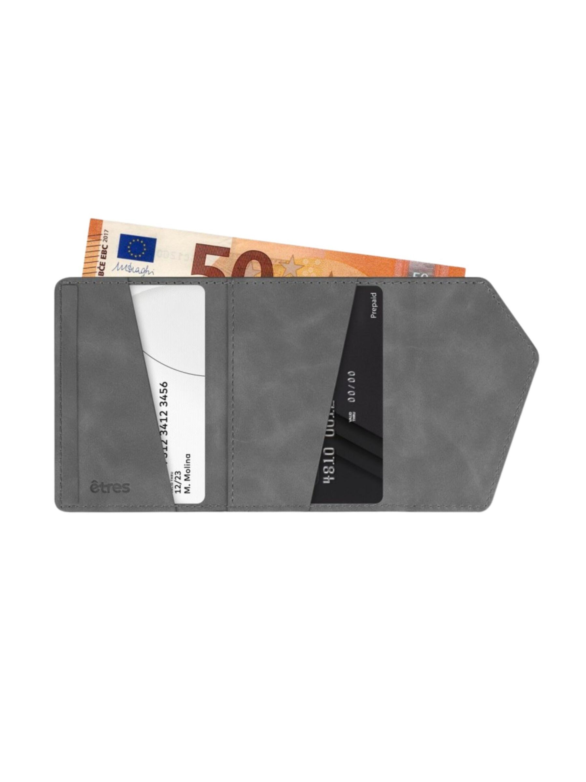 Techmade Wallet 'Etres Smart Wallet - Icon • Easy' in Grey