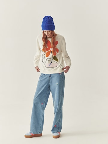 Sweat-shirt TATUUM en blanc