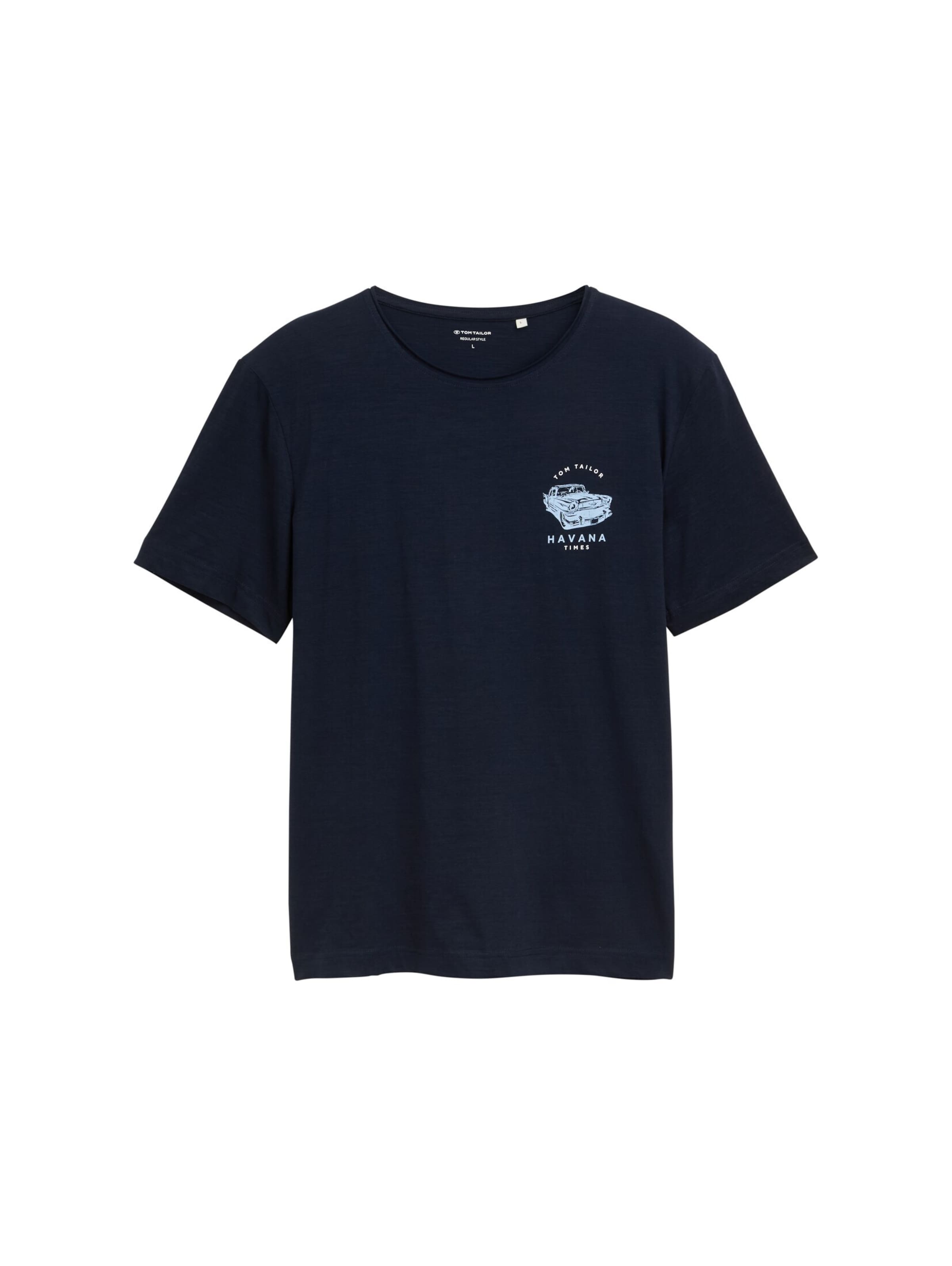 TOM TAILOR Μπλουζάκι σε μπλε: μπροστά