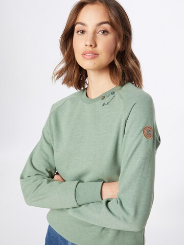 Ragwear Sweatshirt 'FLORA' in Green