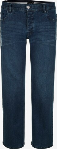 Men Plus Regular Jeans in Blue: front