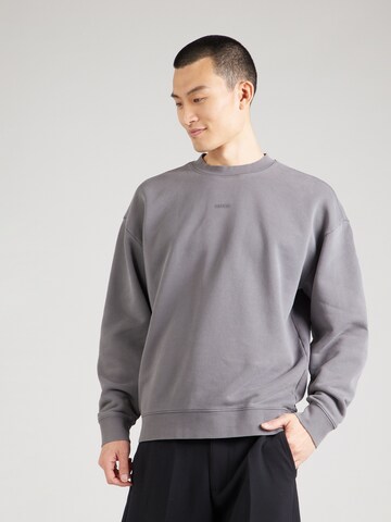 Sweat-shirt 'Dopaly' HUGO en gris : devant