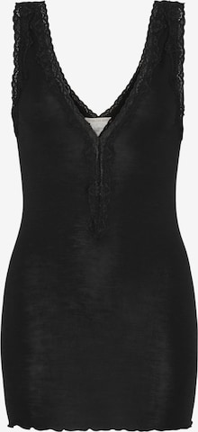 Seamless Basic Top ' Woollen ' in Zwart: voorkant