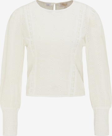 usha FESTIVAL Blouse in White: front