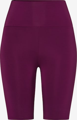 Skinny Pantalon 'Luna Shorts' Les Lunes en rouge : devant