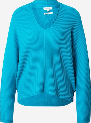 TOM TAILOR Sweater in Blue: front