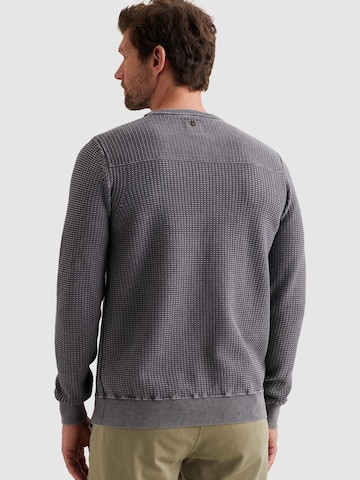 Pullover 'Pullover with garment-dye wash and ribbed collar' di PME Legend in grigio