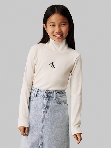 Maglietta di Calvin Klein Jeans in bianco: frontale