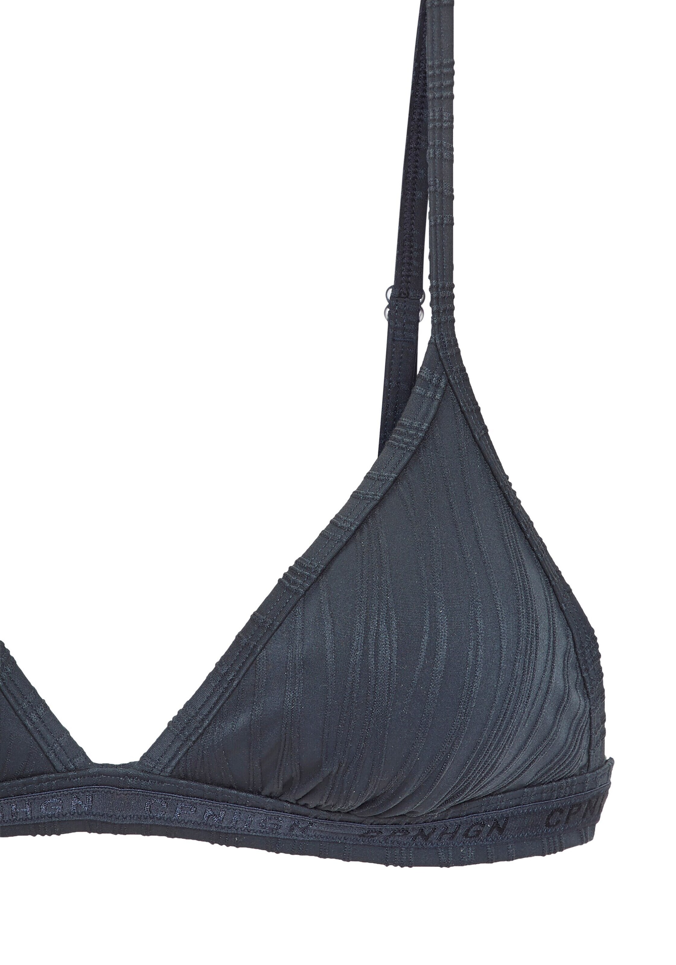 Copenhagen Studios Сутиен с триъгълни чашки Горнище на бански в синьо