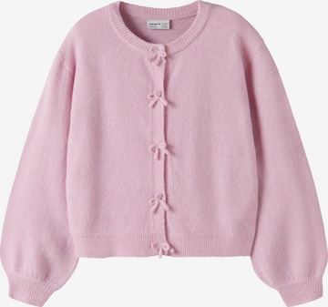 Cardigan NAME IT en rose : devant
