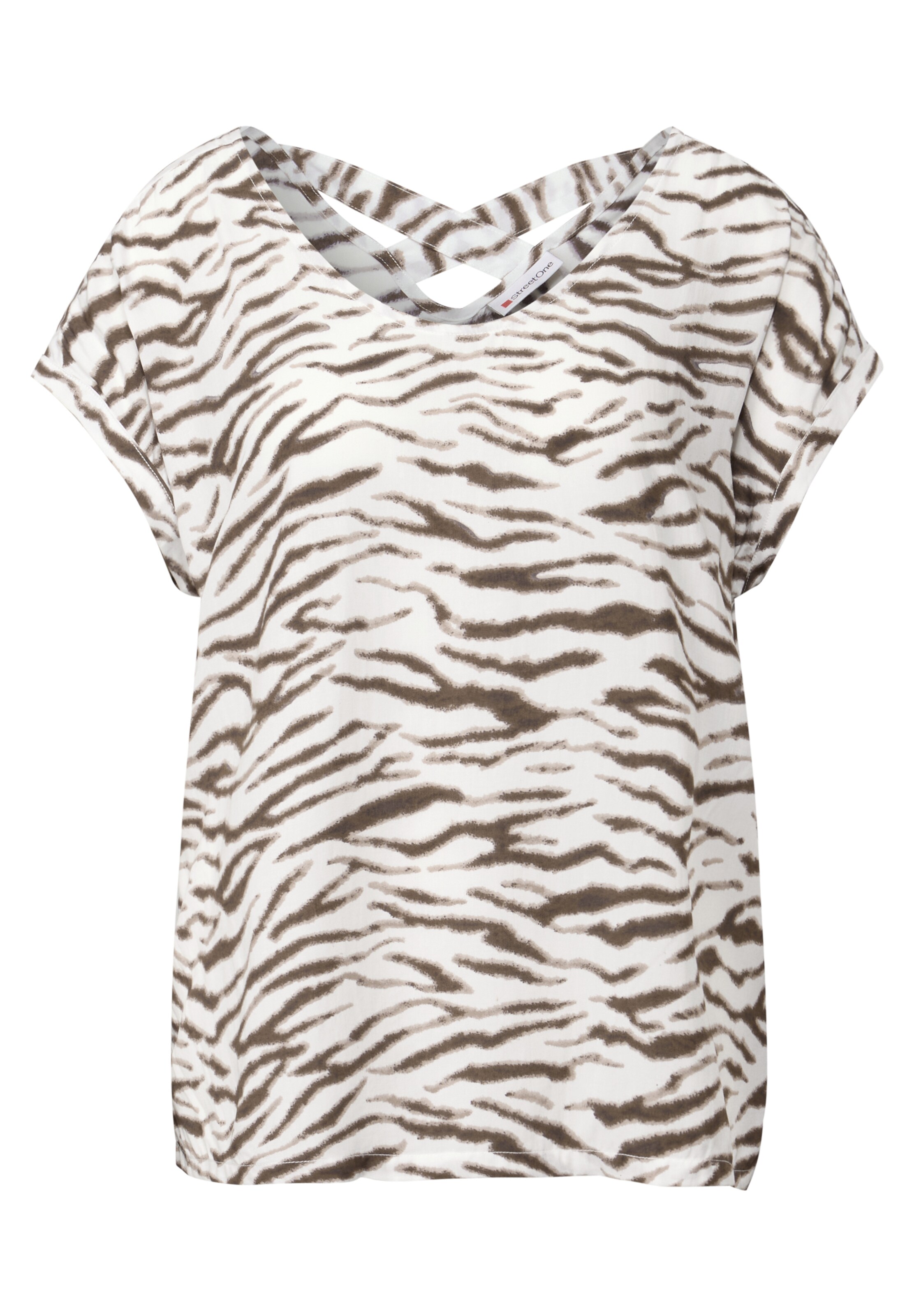 STREET ONE Bluse in Weiß: Vorderseite