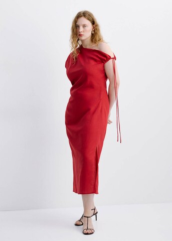 MANGO Kleid in Rot: Vorderseite