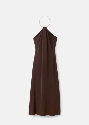 MANGO Knitted dress in Brown