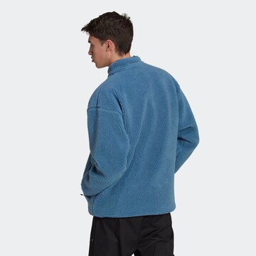 ADIDAS ORIGINALS Fleece Jacket 'Reclaim Sherpa' in Blue