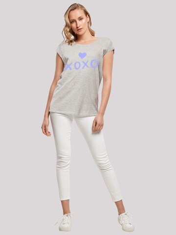 F4NT4STIC Shirt 'Valentinstag' in Grey