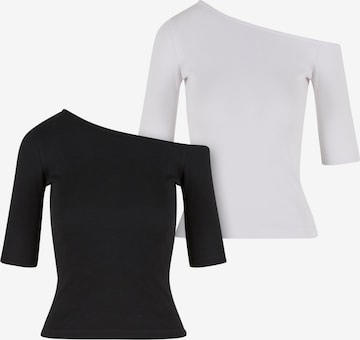 Urban Classics Shirt in Schwarz: Vorderseite