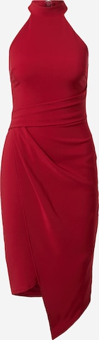 Lipsy Cocktail Dress in Red: front